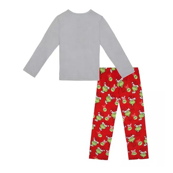 2-Piece Family Pajama 2-Pc Grinch Christmas Holiday Red/Green Men's Small NWT - Picture 7 of 8